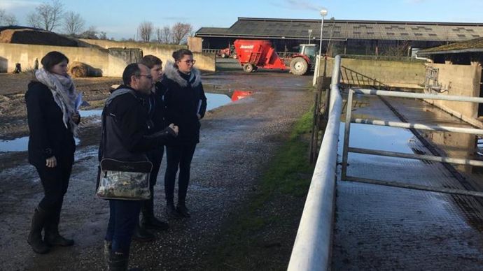 Étudiants de la première promotion TC nutrition animale qui a démarré en septembre 2019 au CPSA de Combourg.